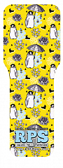 Spinner RPS penguin with a yellow umbrella